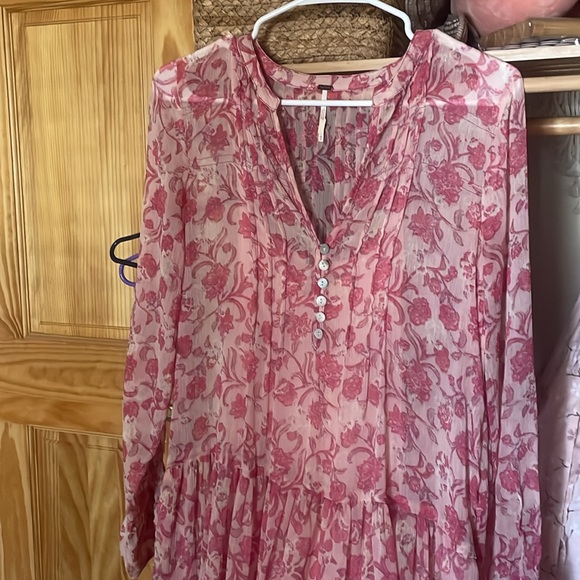 Free People See it Through Maxi Dress XS/S - Picture 4 of 8